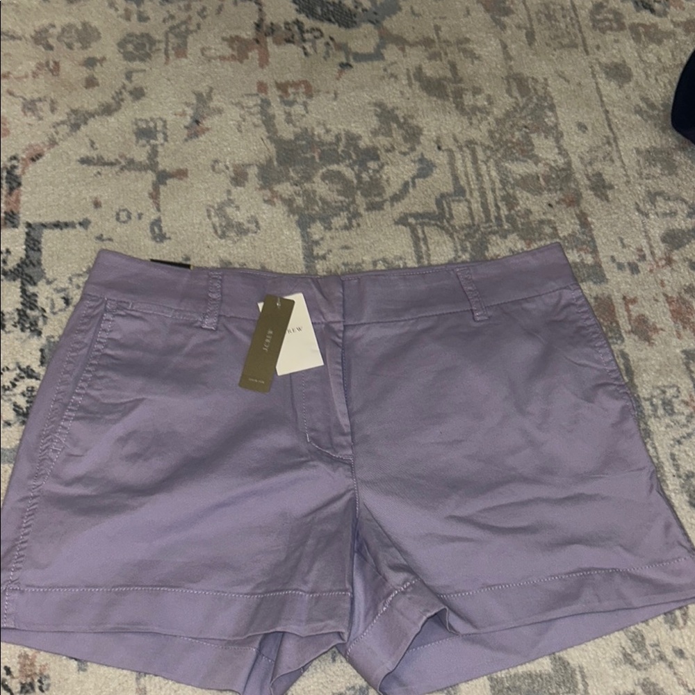 J. Crew chino 4” inseam Women's Purple Shorts
